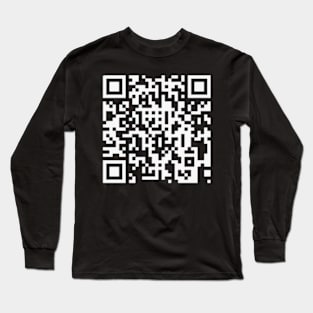 Trending Trump Dance YMCA QR Code T-Shirt - Funny Trump Dance Shirt, Trump Dance Prank Shirt Long Sleeve T-Shirt